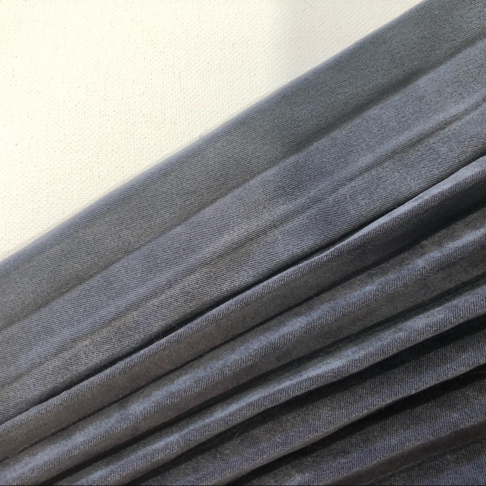 OAK+FORT Accordion Style Gray Skirt One Size - Picture 4 of 7